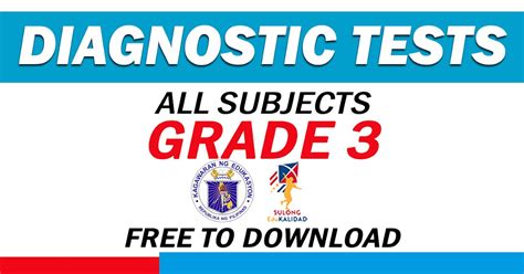 Grade 3 Diagnostic Tests Free Download .